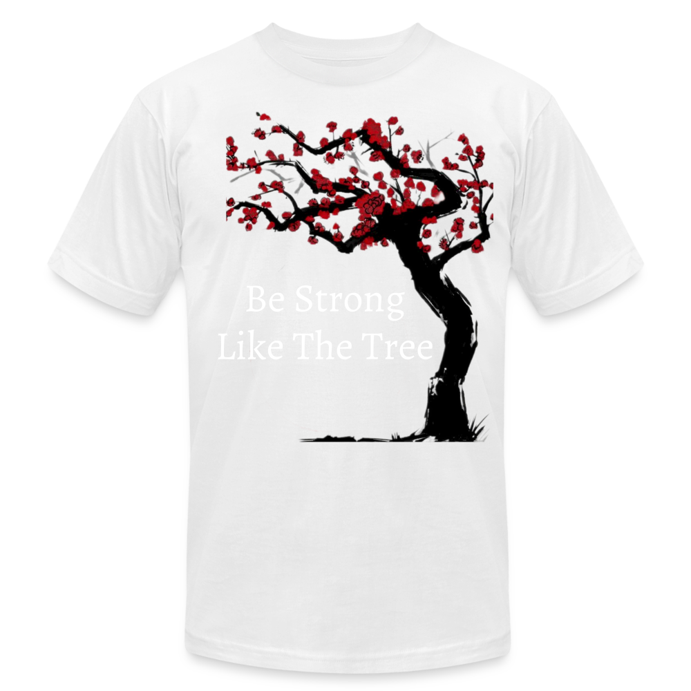 Be Strong Like The Tree - white