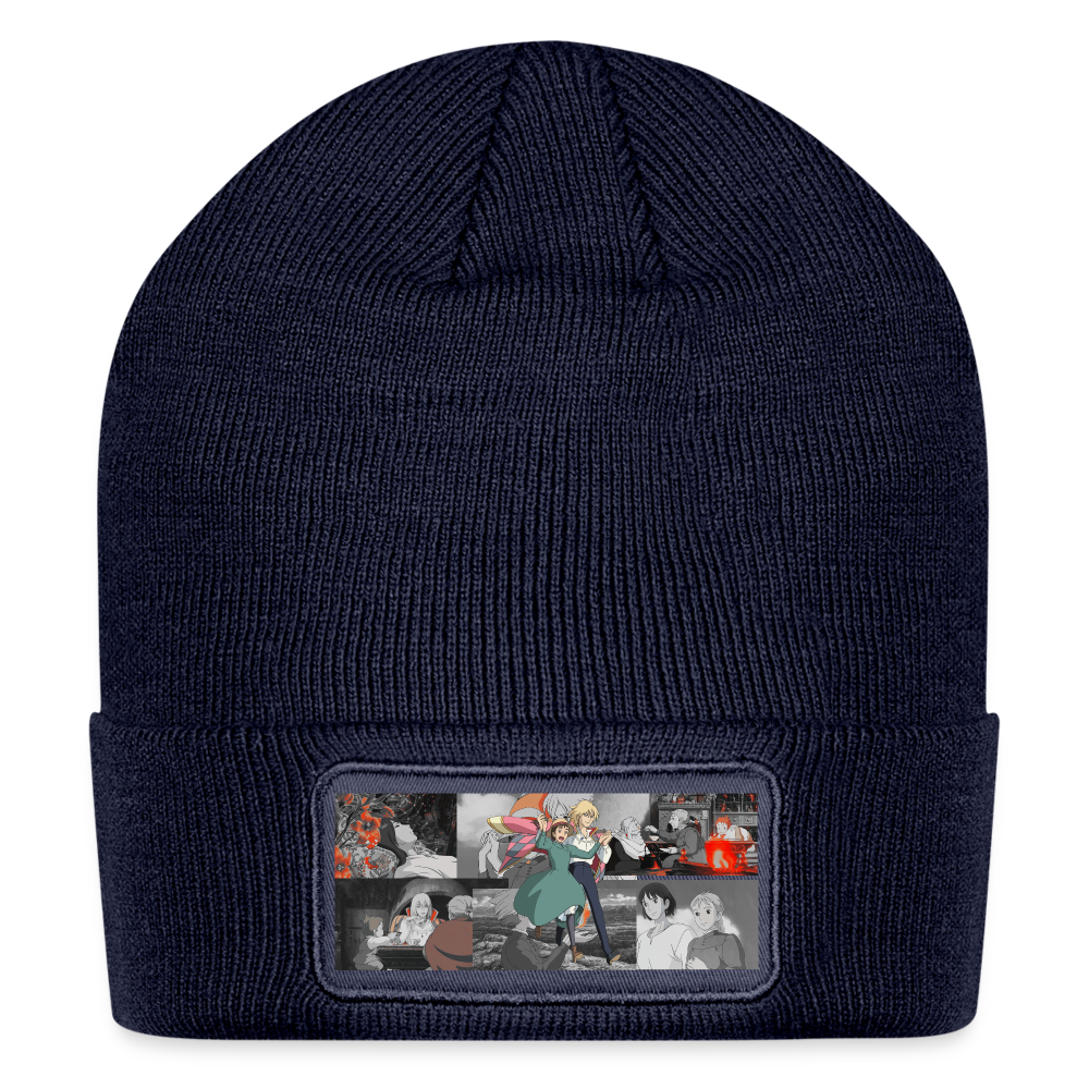 Patch Beanie - Howl's Moving Castle - navy